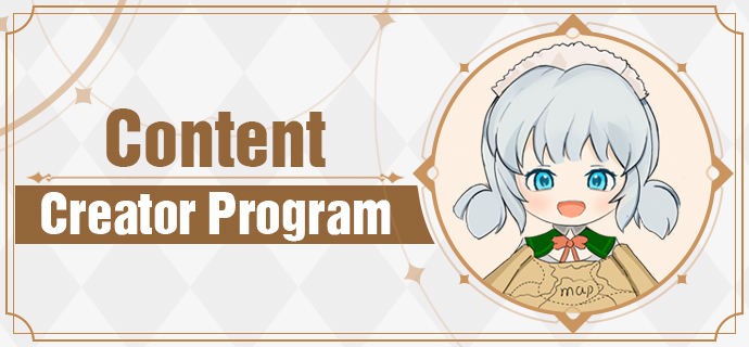 Event Ended Content Creator Program Launched Genshin Impact Official Community