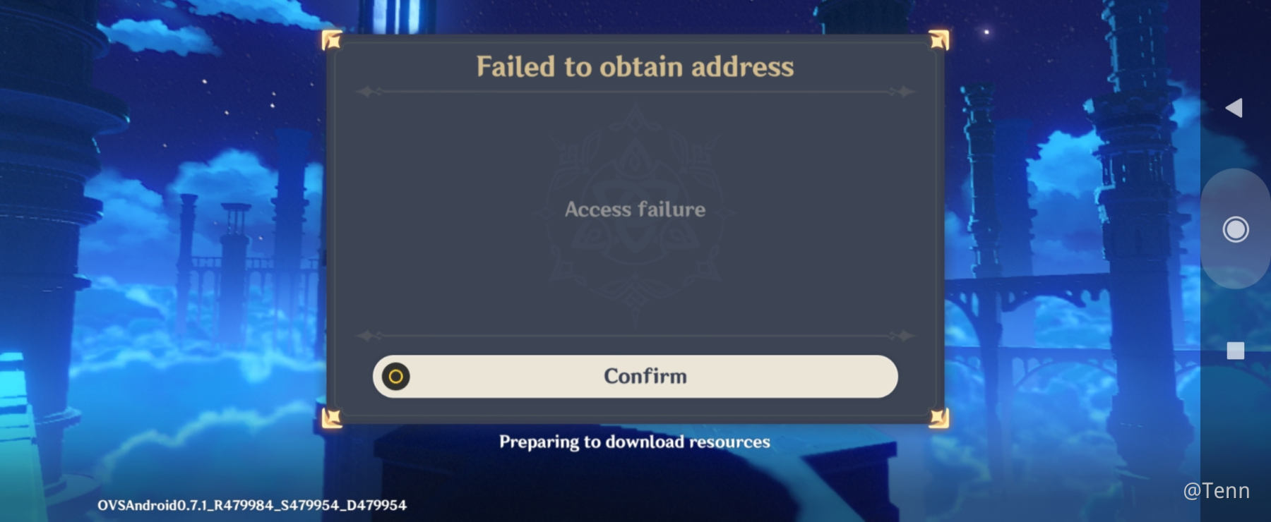 Error Genshin Impact Official Community