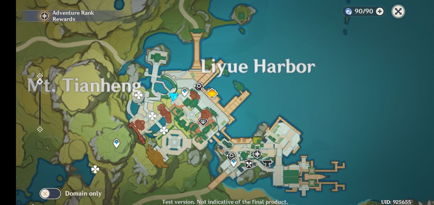 40+ Liyue Harbour Genshin Impact Map PNG