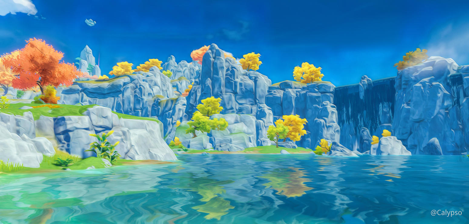 Waterfall Scenery - Genshin Impact - Official Community