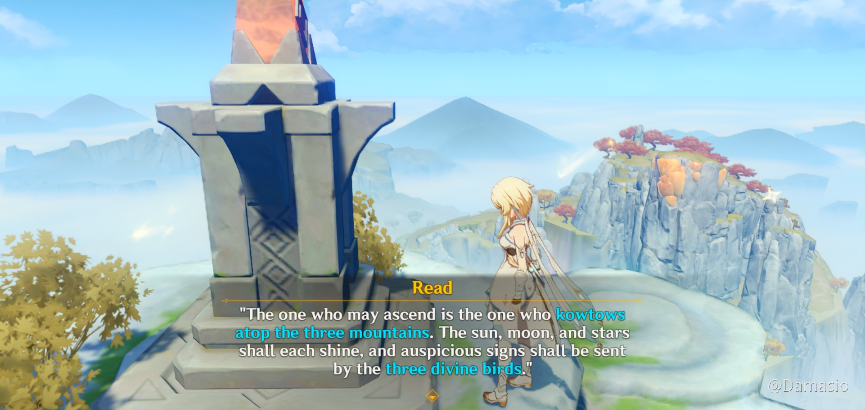 Location of the Three Divine Birds at Qingyun Peak in Liyue Genshin Impact HoYoLAB