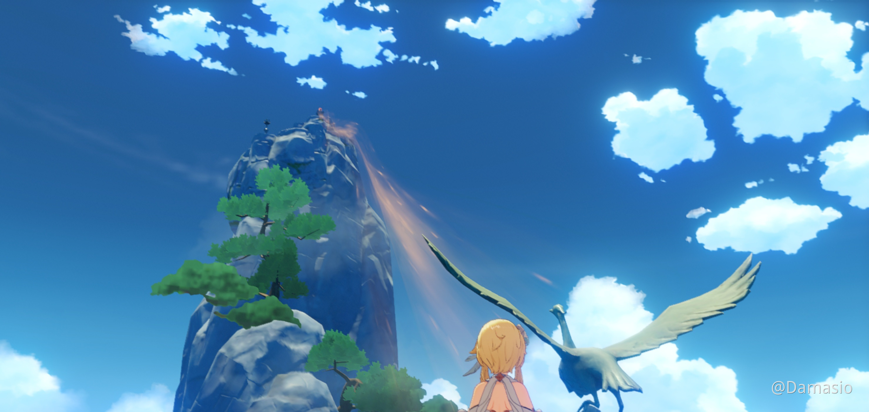 Location of the Three Divine Birds at Qingyun Peak in Liyue Genshin Impact HoYoLAB