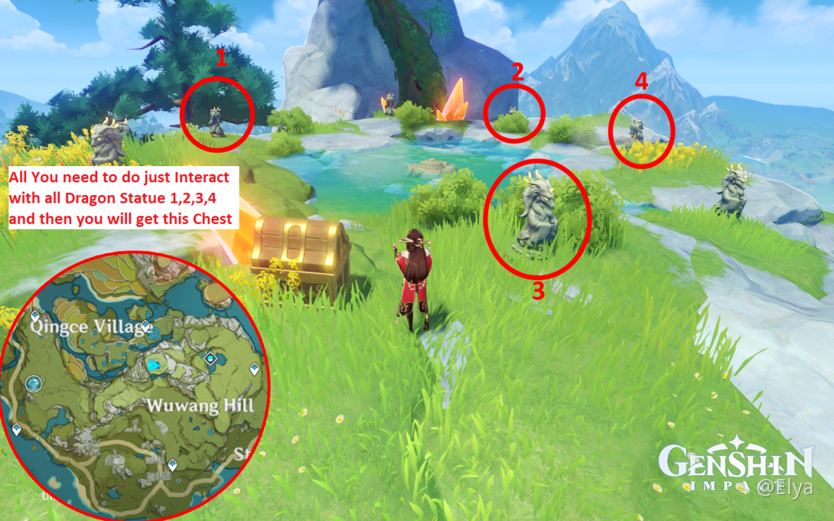 Puzzle #2 : Highest Place in Qingce Village Genshin Impact HoYoLAB