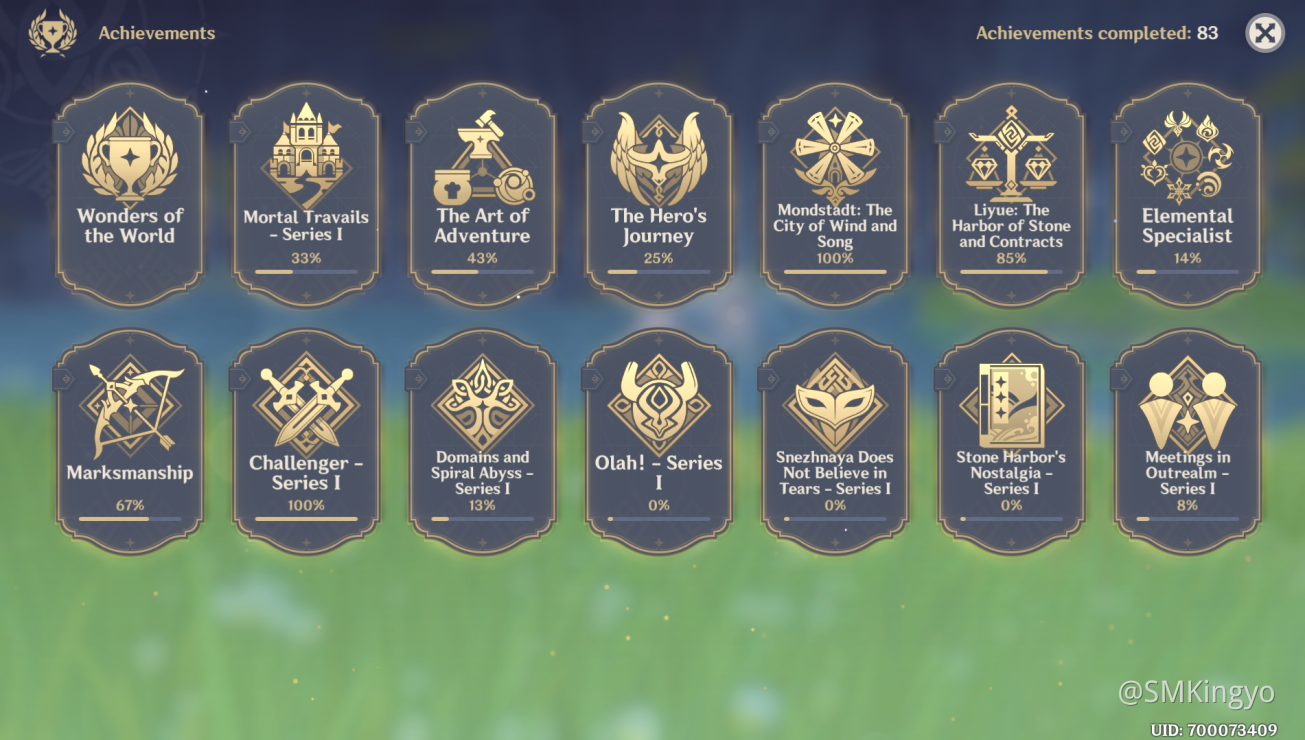 Achievement hunters unite ! Share your achievements UwU Genshin