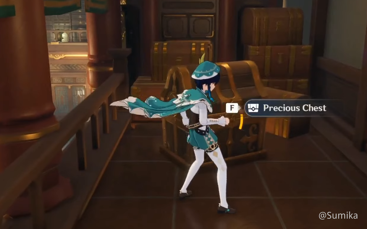 Hidden Gold Chest 200 000 Mora in Northland Bank (Liyue) Genshin