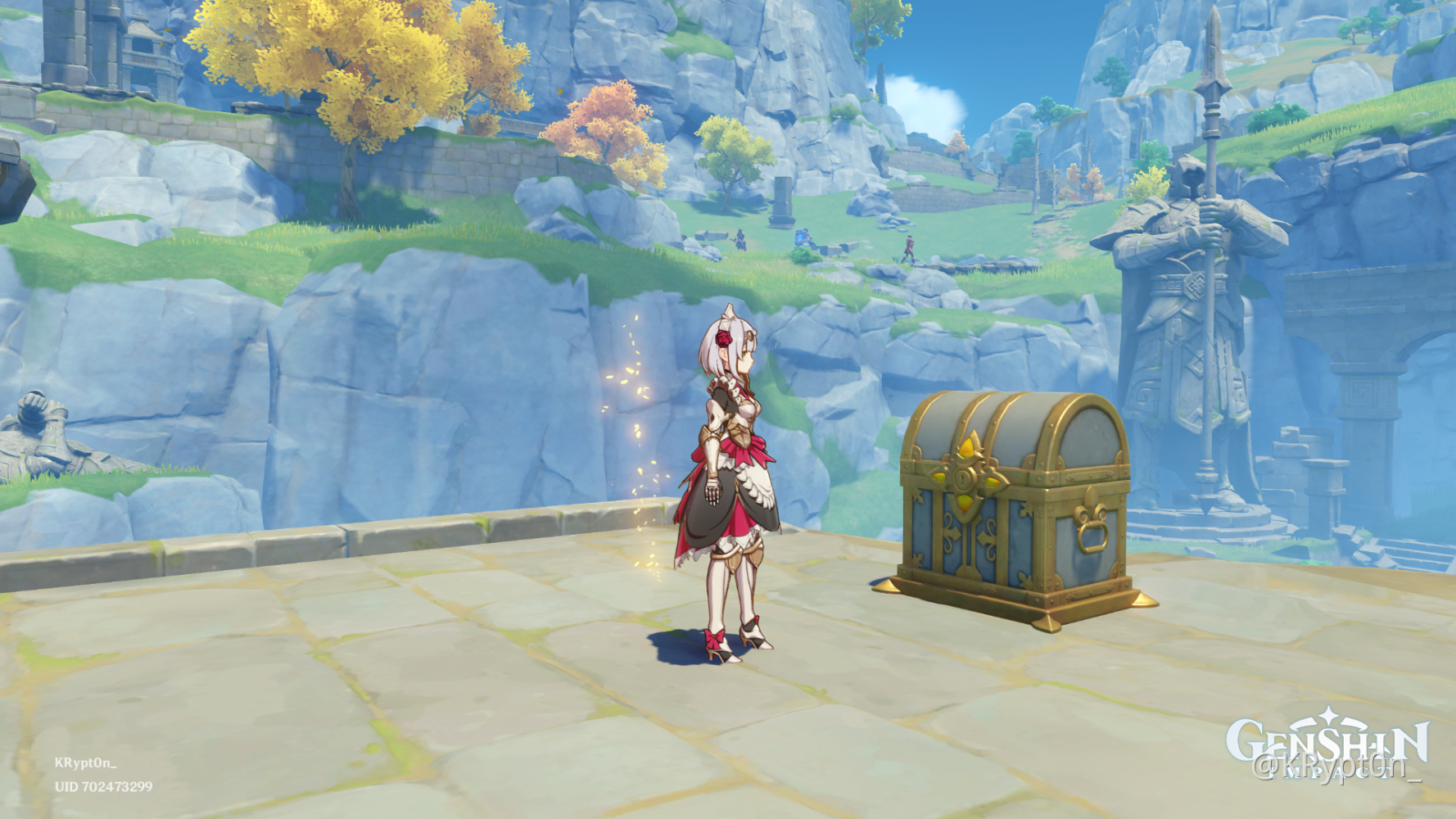 Three simple luxury chests in Dunyu Ruins Genshin Impact HoYoLAB