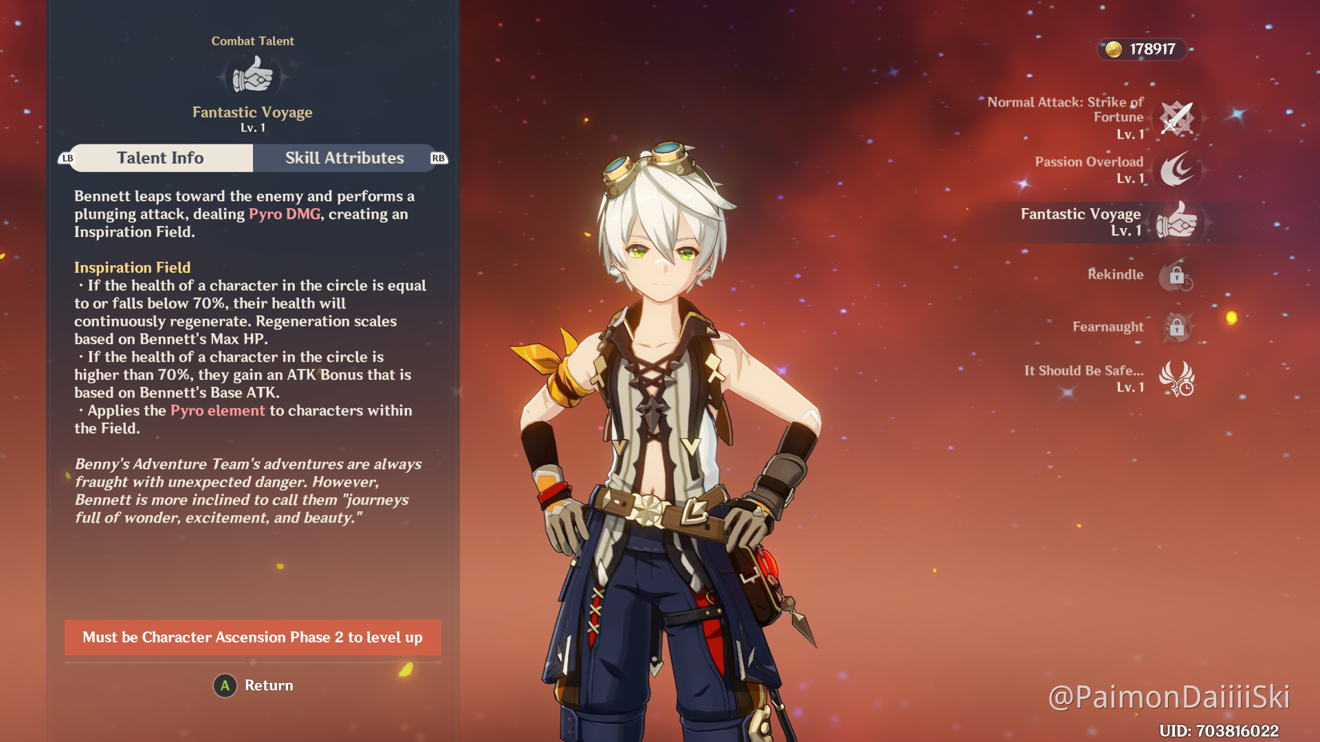 Confused About Bennet Ulti Fantasctic Voyage Genshin Impact Official Community