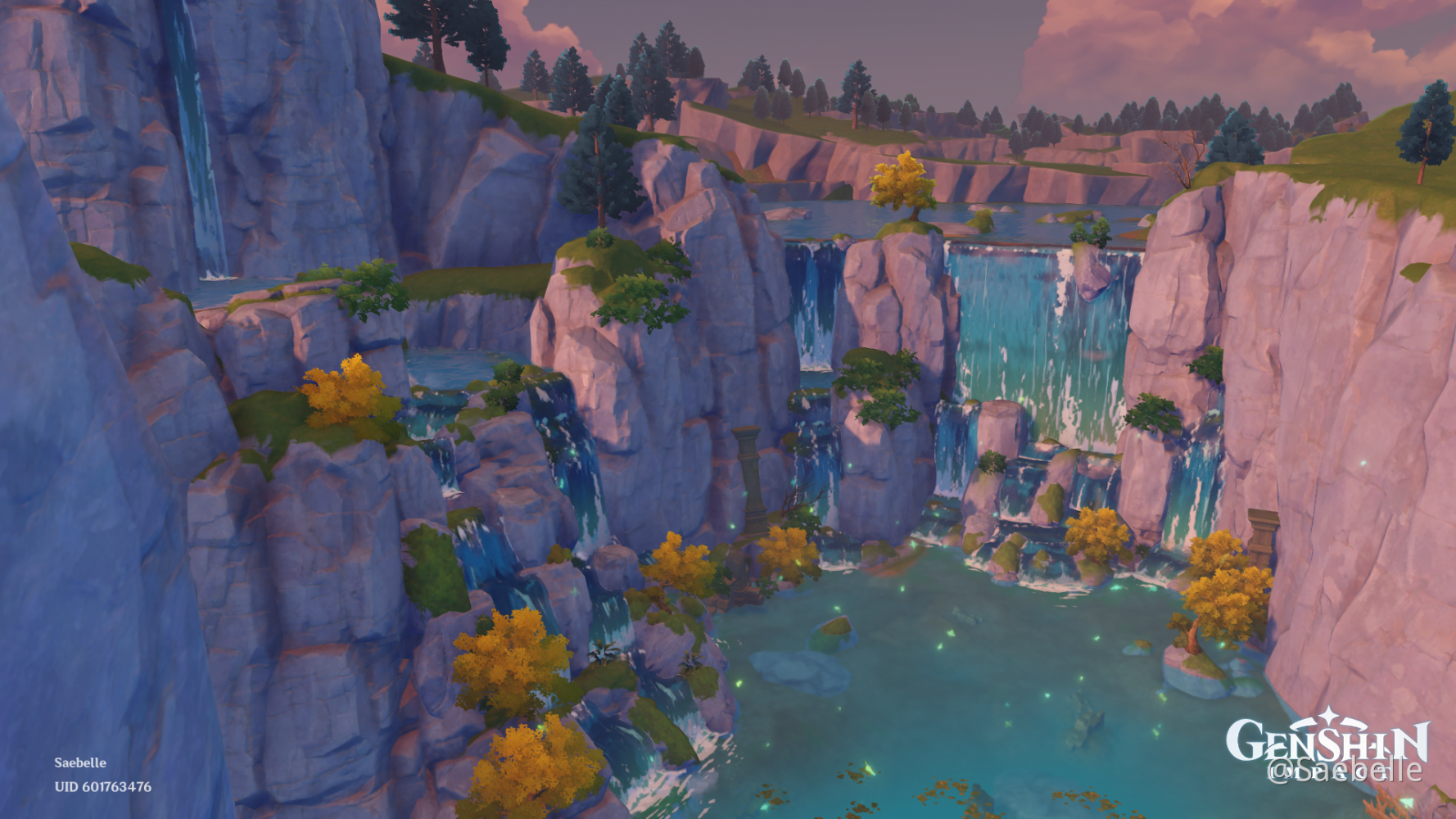 Mystical Waterfalls Genshin Impact HoYoLAB