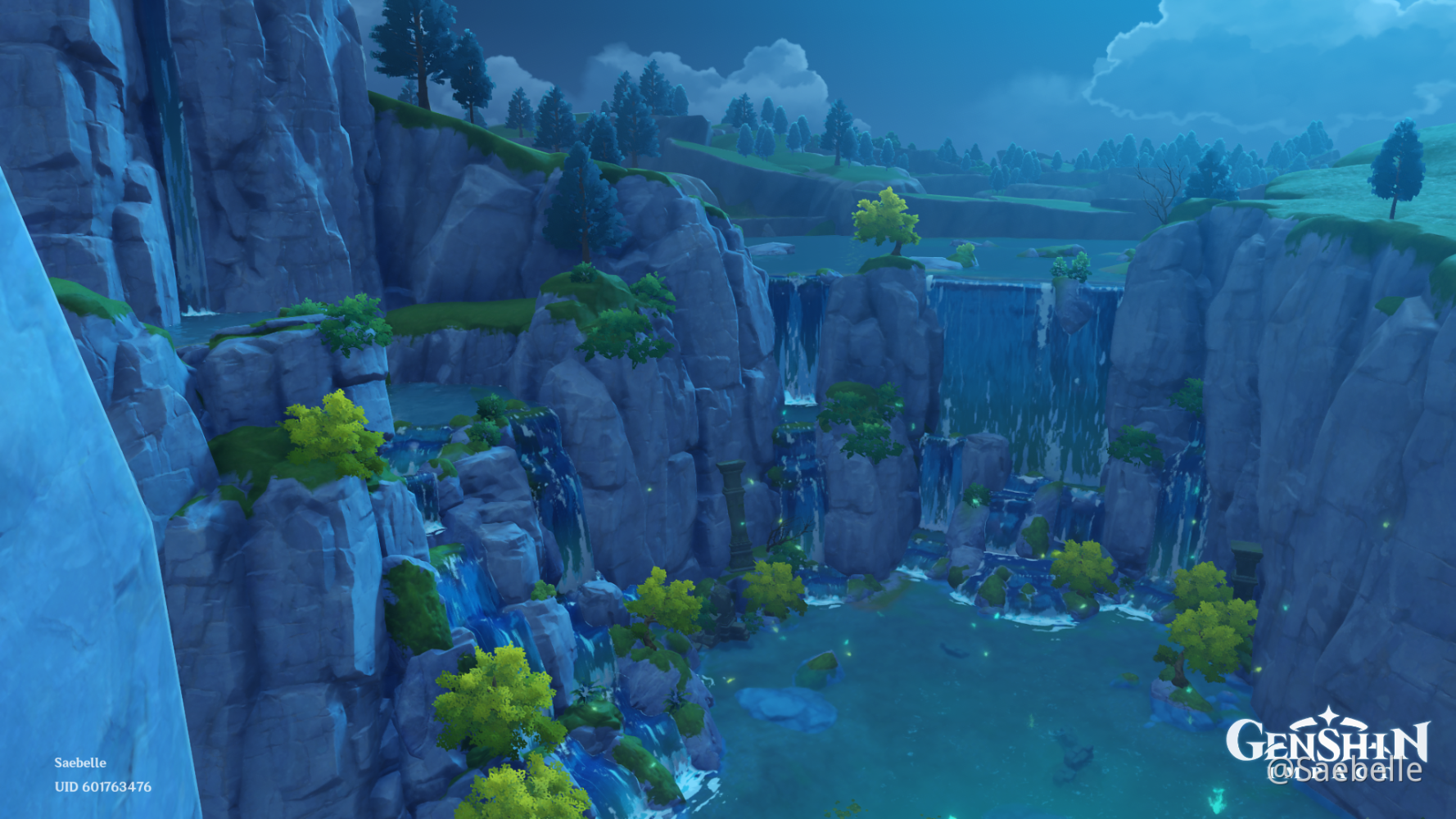 Mystical Waterfalls Genshin Impact HoYoLAB