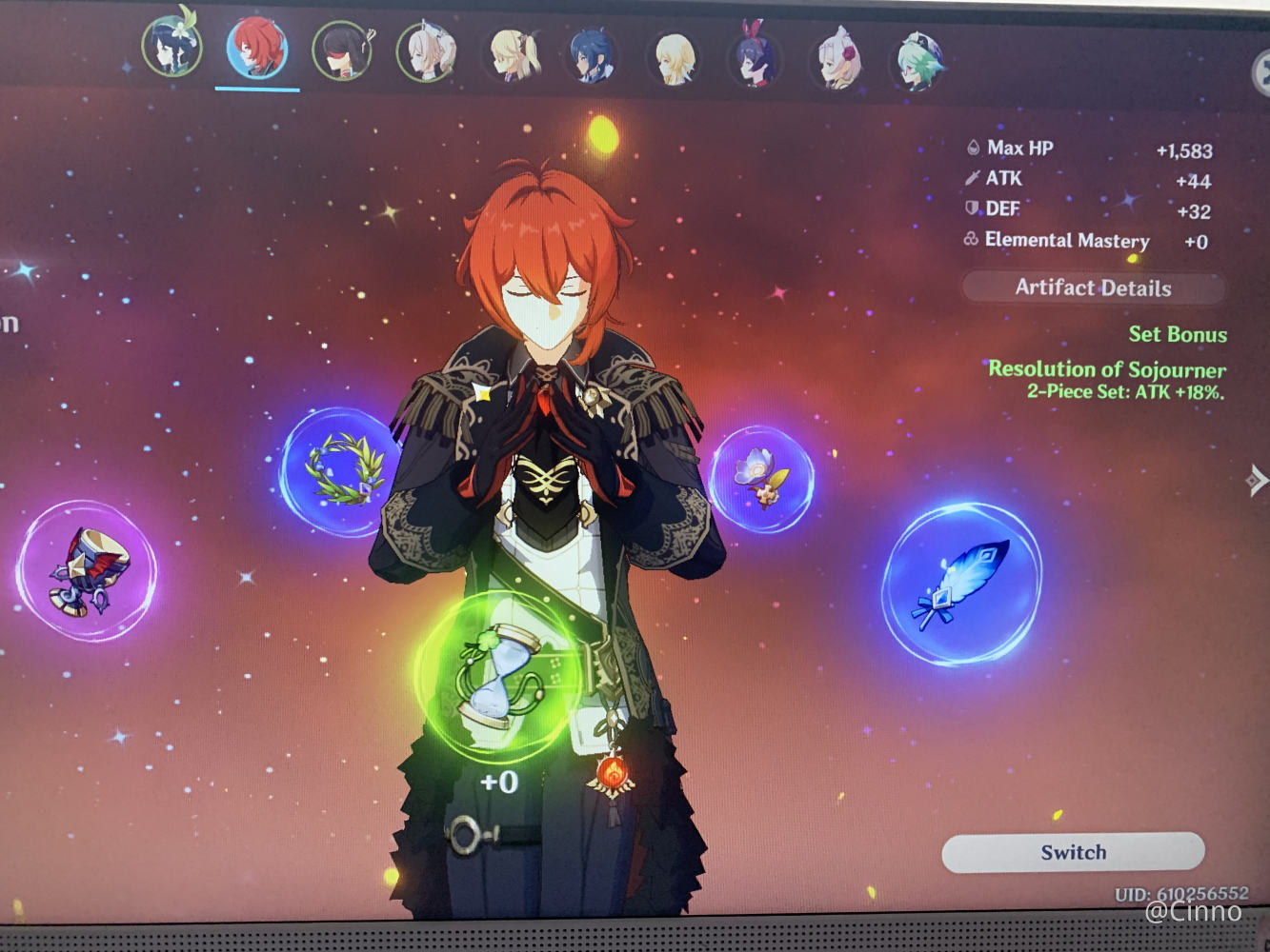 Artifacts Genshin Impact HoYoLAB