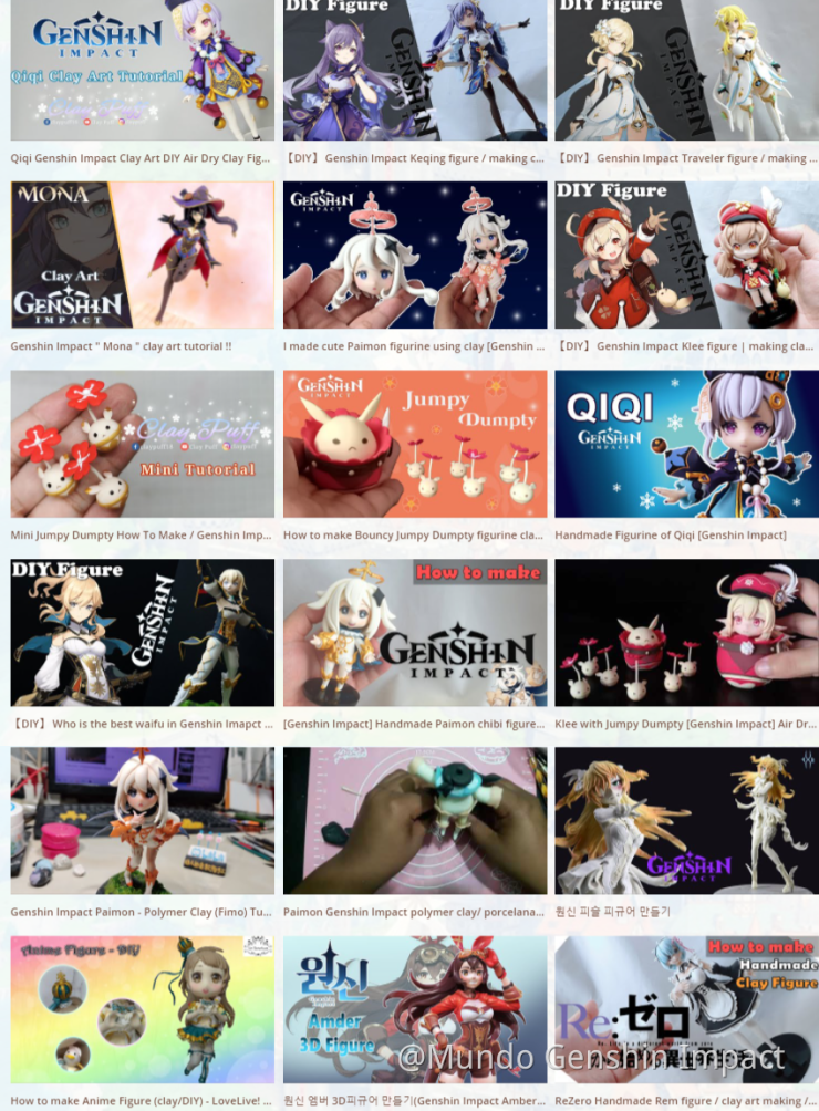 Diy Figure Making Clay Art Ìì  Åç¥ Genshin Impact Official Community Genshin impact wiki & guides cover all the useful tips & tricks, game information, how to play, how to unlock items, quest list, character list, event list and more! ìì  åç¥ genshin impact