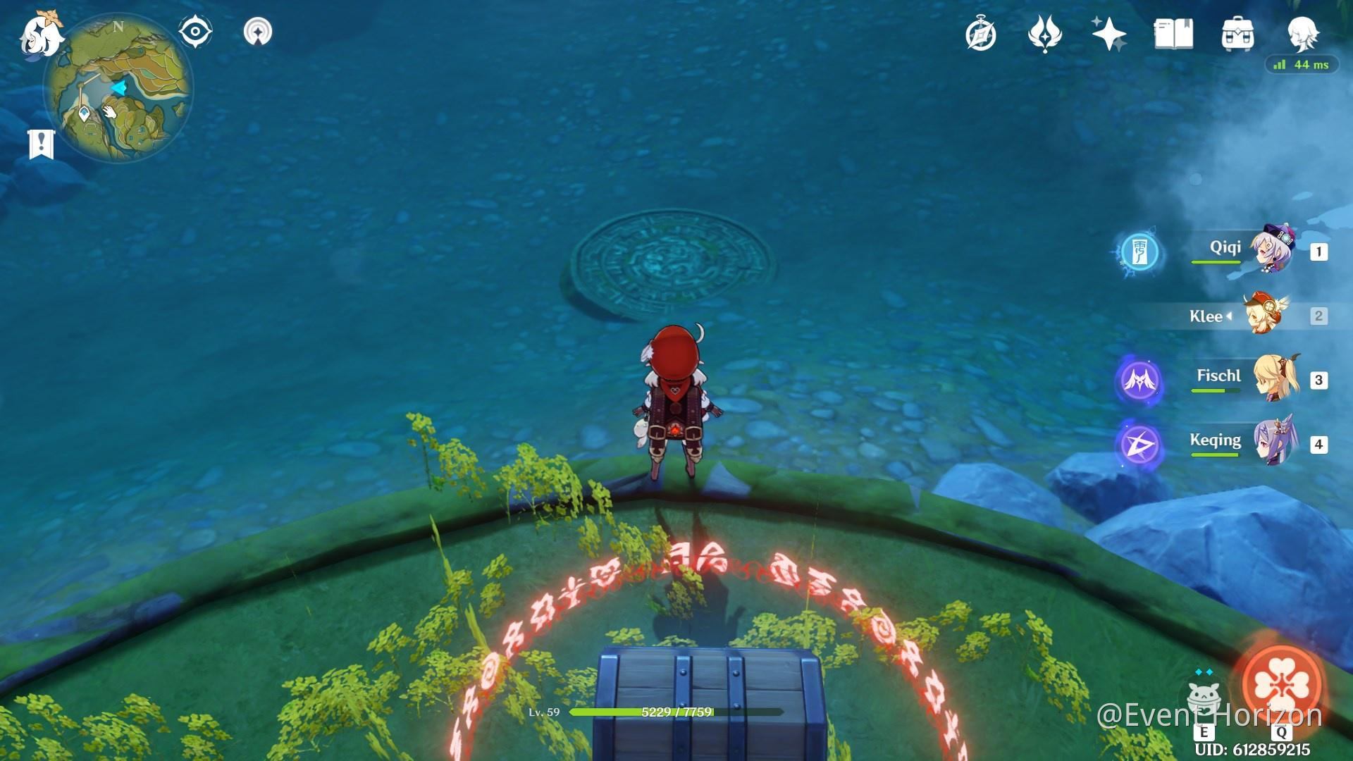 How to activate pad this pad to open this chest in Qingce Village