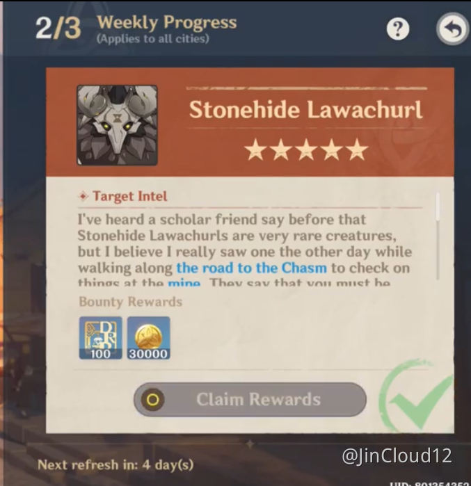 How To Clear 5 Star Bounty Stonehide Lawachurl In Liyue Twice Genshin Impact Official Community Protected by a stonehide lawachurl and some hilichurls. liyue twice genshin impact