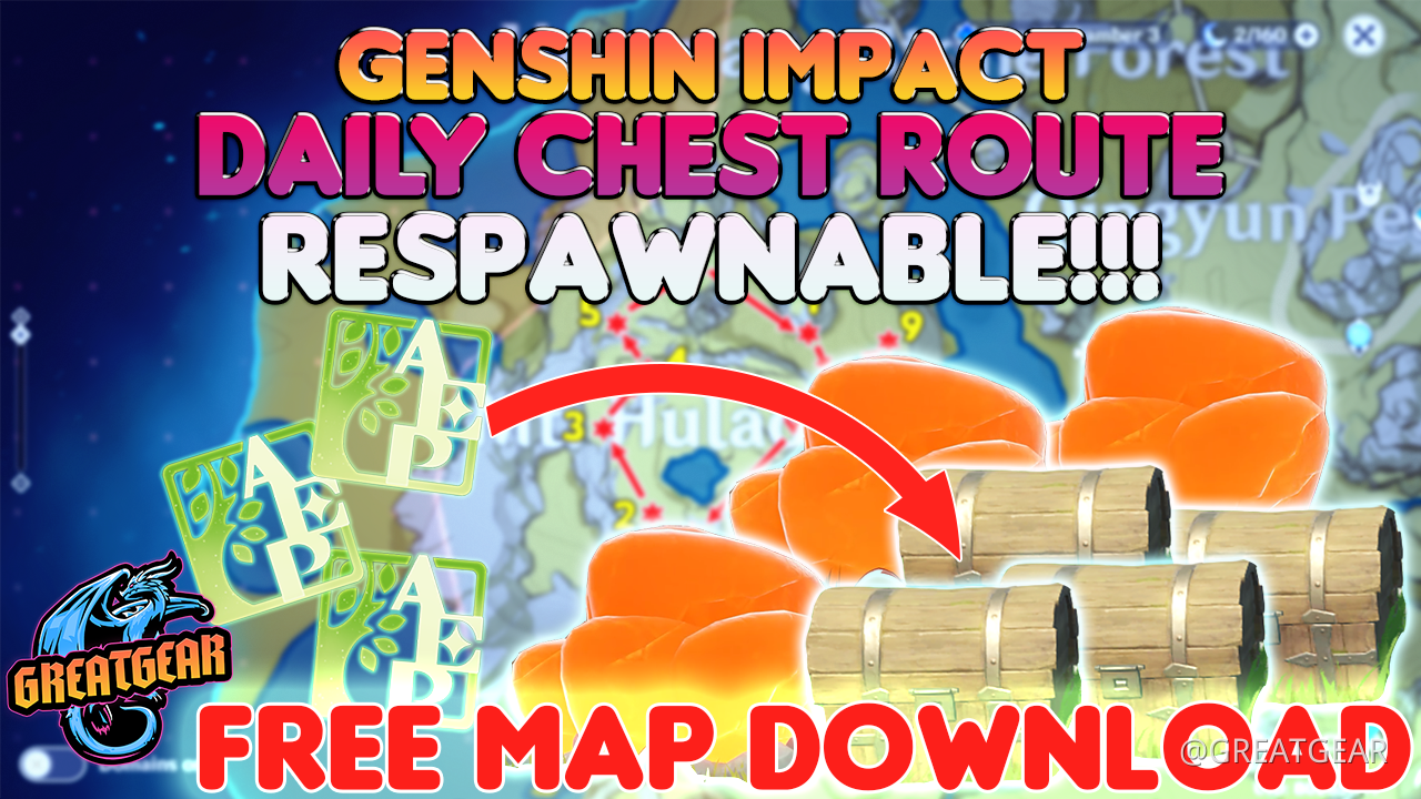 [GUIDE] Daily Chest Route (RESPAWNABLE!) You can do this Every Day [With Free Map Download
