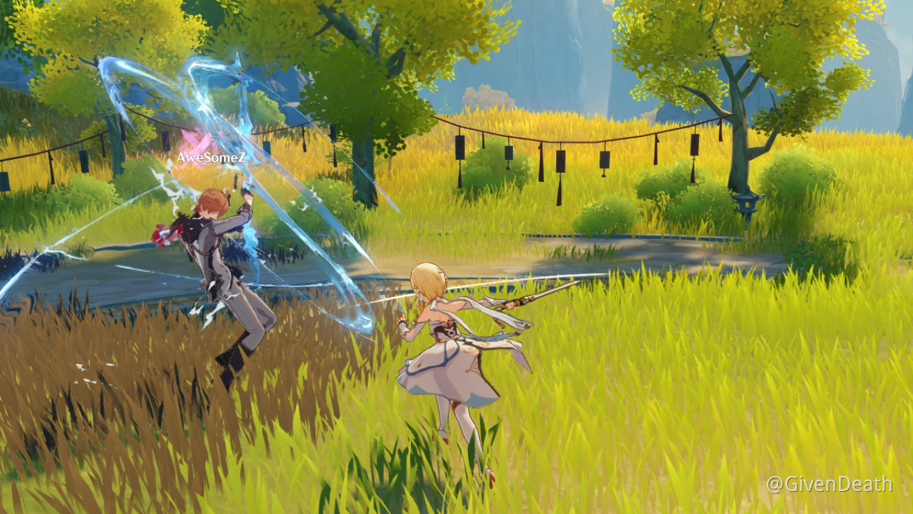 For You who Board Childe x Lumine Ship ( IN GAME PHOTOSHOOT) Genshin