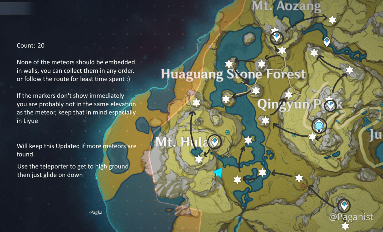 Карта роскошных сундуков genshin impact