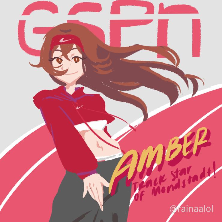 Modern Genshin Au Pt 4 Amber Genshin Impact Official Community 8276