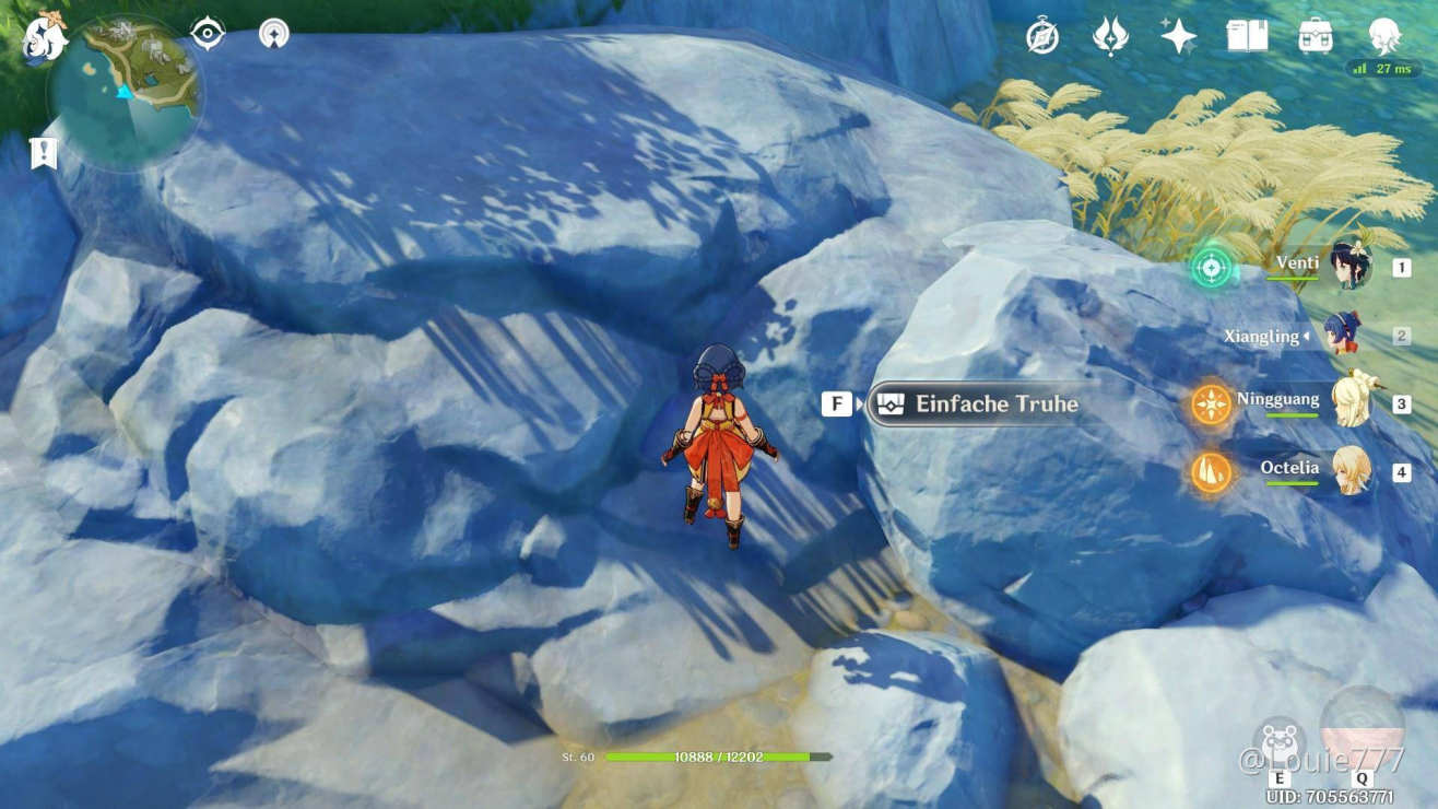 GLITCHED INVISIBLE COMMON CHEST ON SOUTHWEST QINGCE VILLAGE (BISHUI