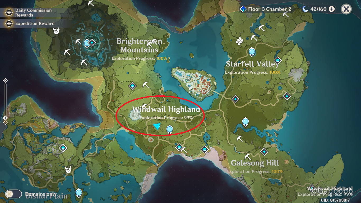 WINDWAIL HIGHLAND EXPLORATION 99 Genshin Impact HoYoLAB