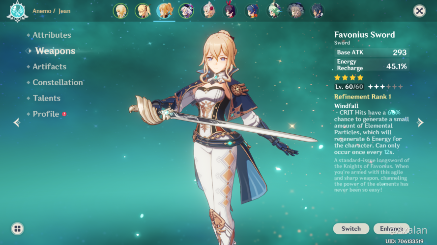 End Game Builds For Jean Genshin Impact Official Community 30 seconds of 100% bonus damage seems really good! game builds for jean genshin impact