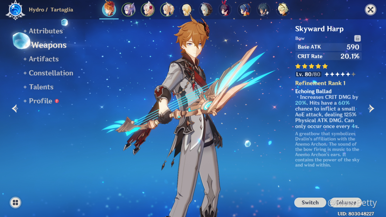 Rust R3 v Skyward Harp R1 Genshin Impact Official