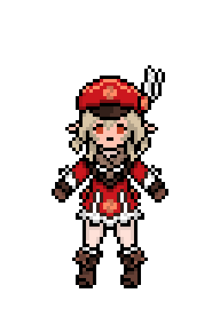Pixelated Klee :3 - Genshin Impact - Official Community
