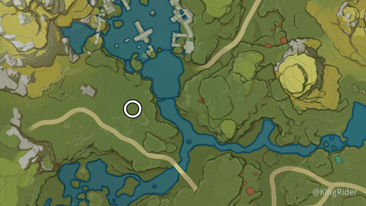 Где найти обломок белого железа в genshin impact карта