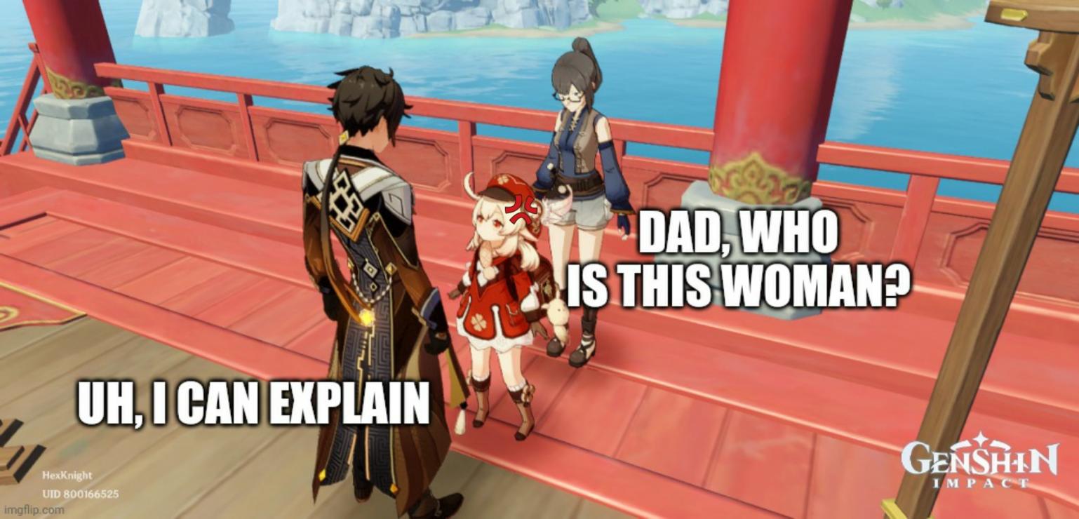 Just Some Meme I Made From Zhongli Chapter No Plot Spoiler Genshin Impact Official Community