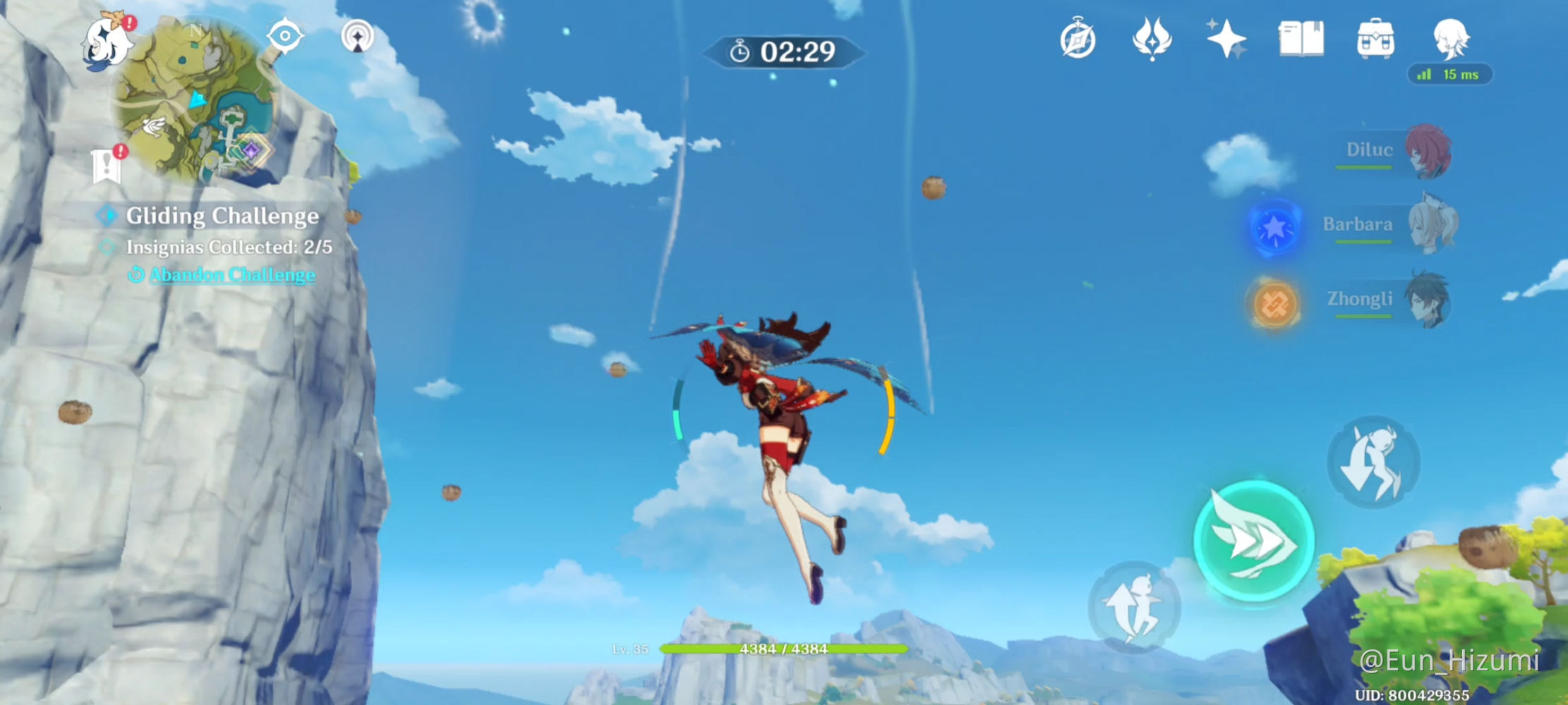Gliding Challenge Day 5 Genshin Impact HoYoLAB