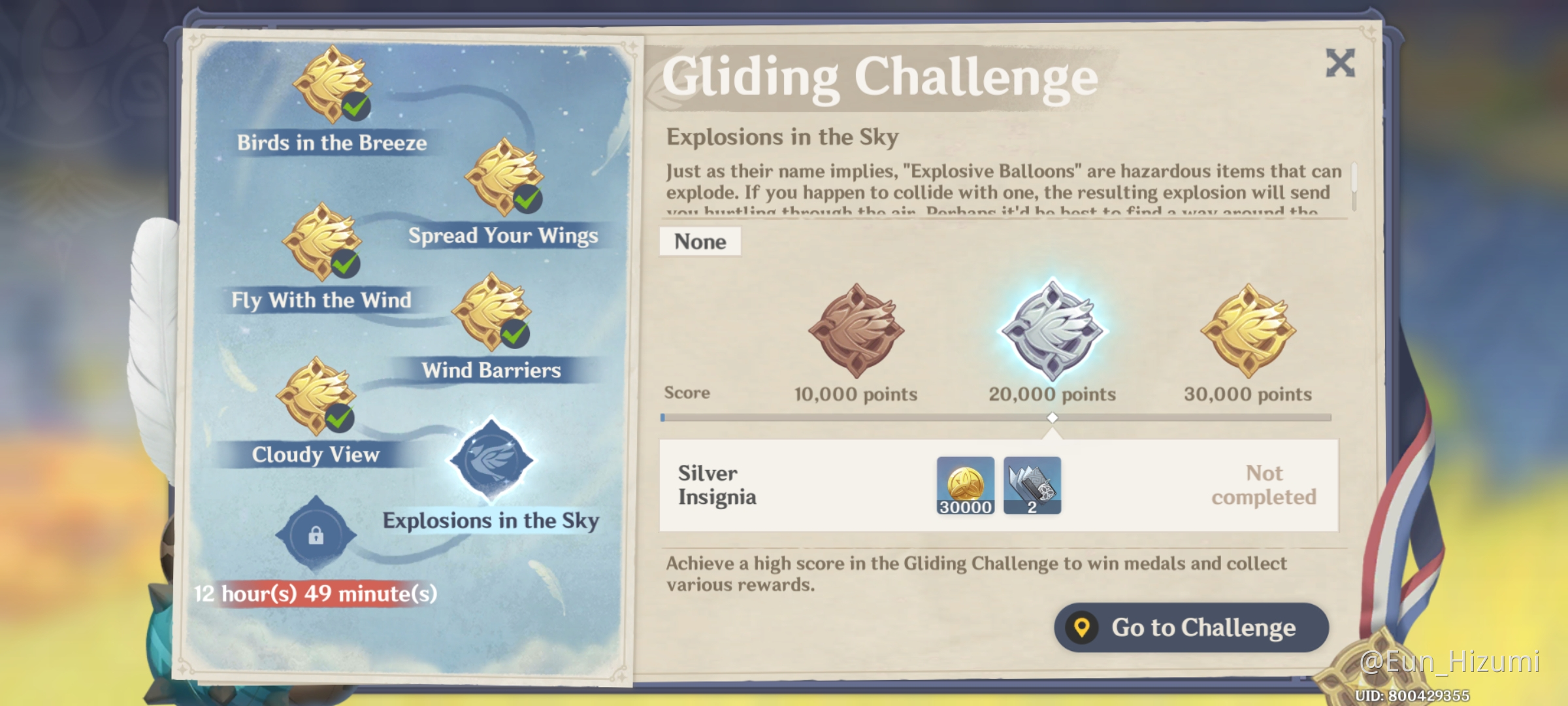 Gliding Challenge Day 6 Genshin Impact HoYoLAB