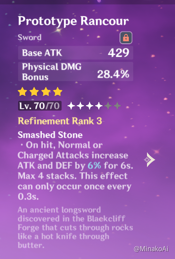 Which Sword Should I Use Genshin Impact Official Community Prototype rancour is a weapon for genshin impact. genshin impact