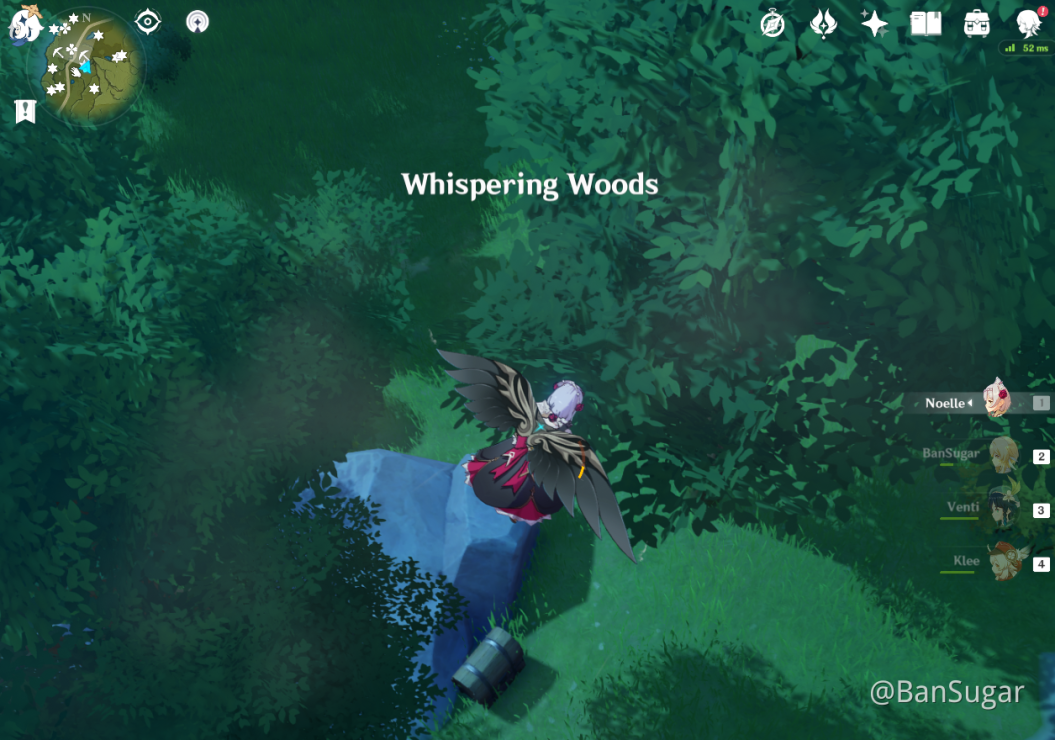 [Guide] Mondstadt Efficient Chests Route Whispering Woods (91111