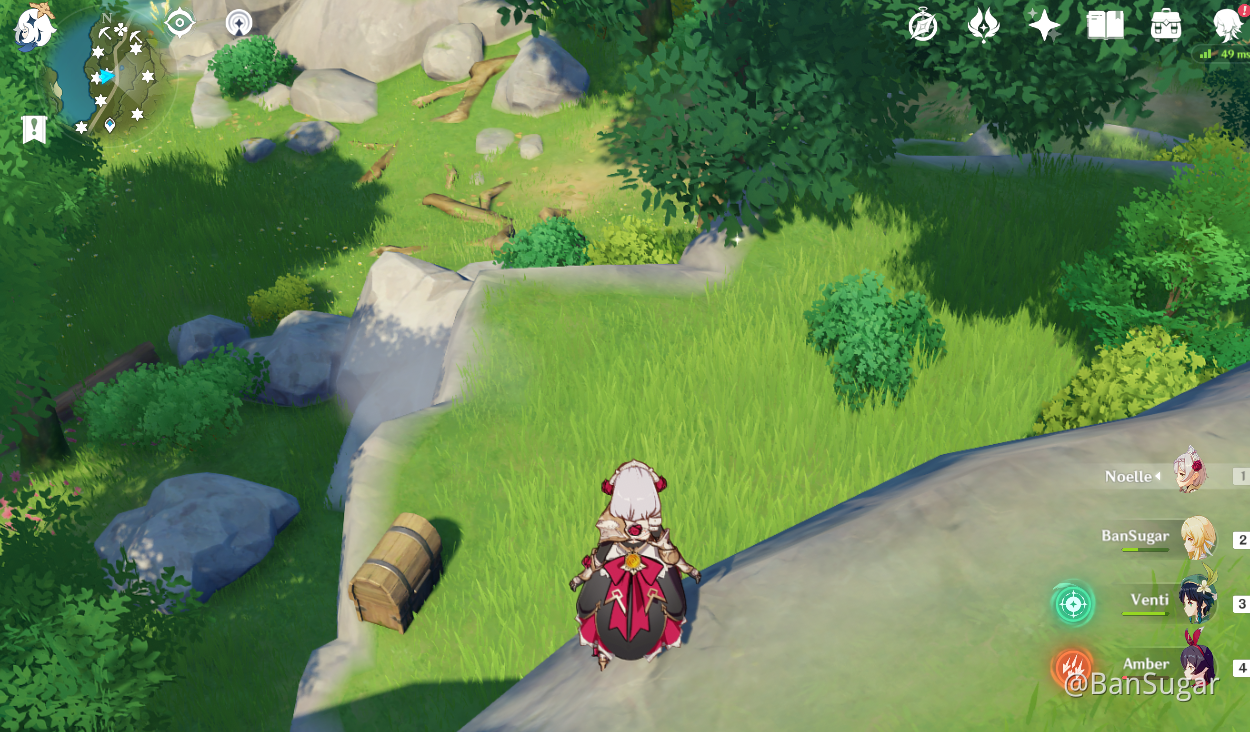 [Guide] Mondstadt Efficient Chests Route Whispering Woods (91111