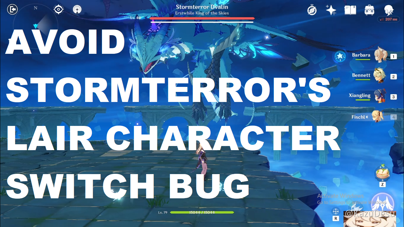 How to avoid Stormterror's Lair boss fight character switch
