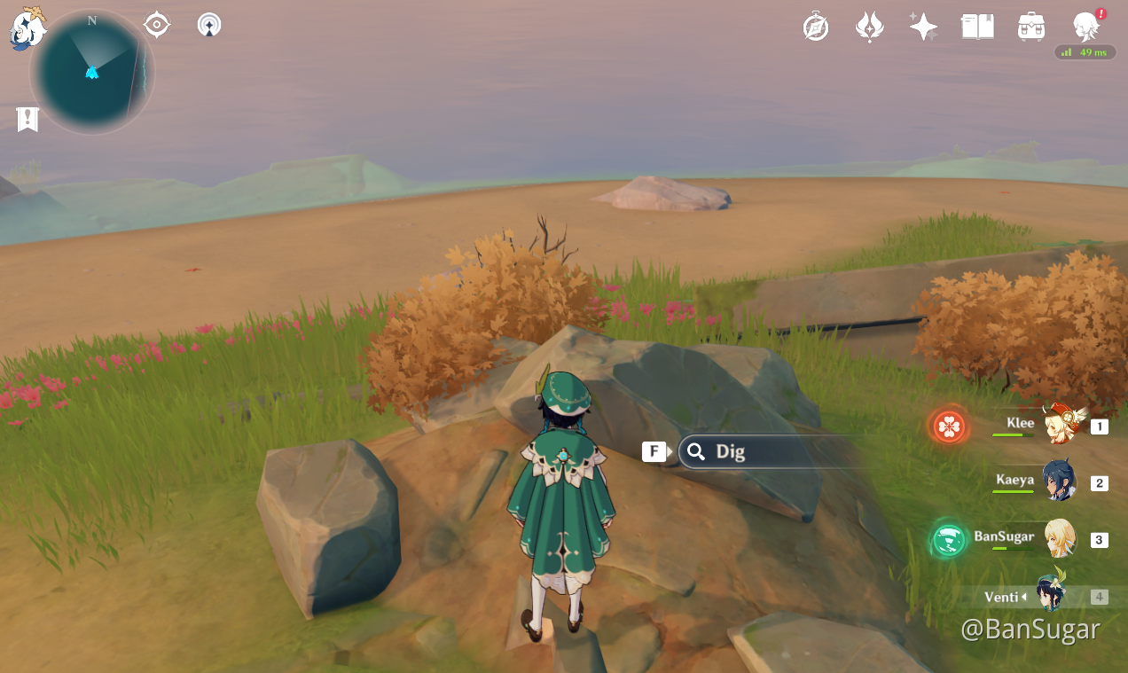 [Guide] Mondstadt Efficient Chests Route Nameless Island (166170