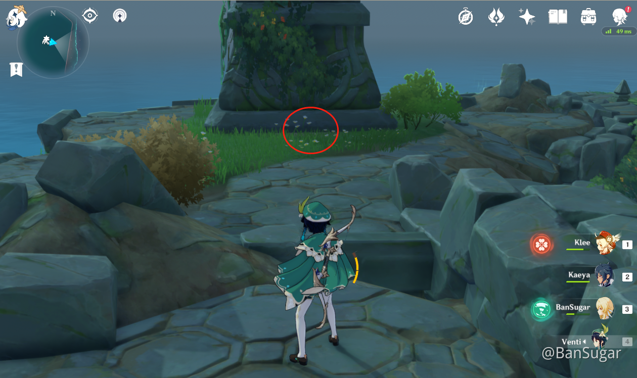 [Guide] Mondstadt Efficient Chests Route Nameless Island (166170