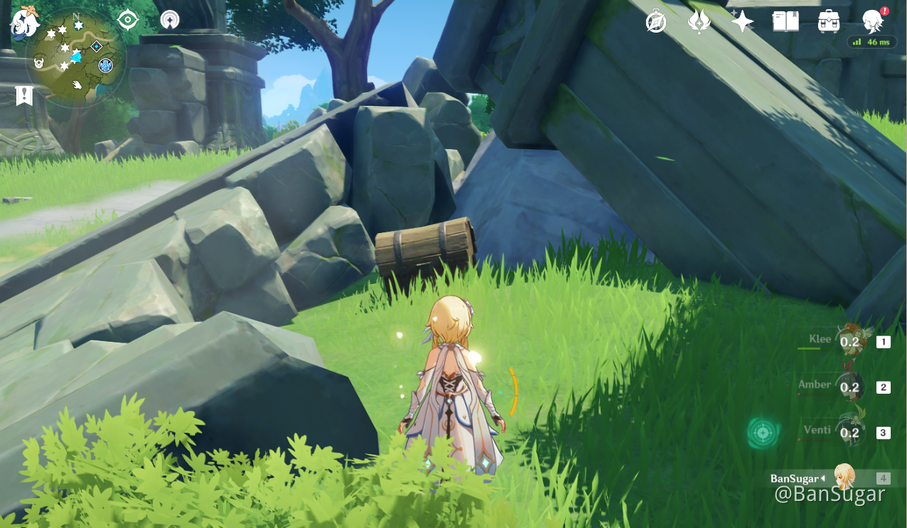 [Guide] Mondstadt Efficient Chests Route Starfell Valley (112132