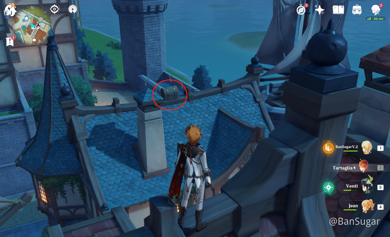 [Guide] Mondstadt Efficient Chests Route Mondstadt City (240260