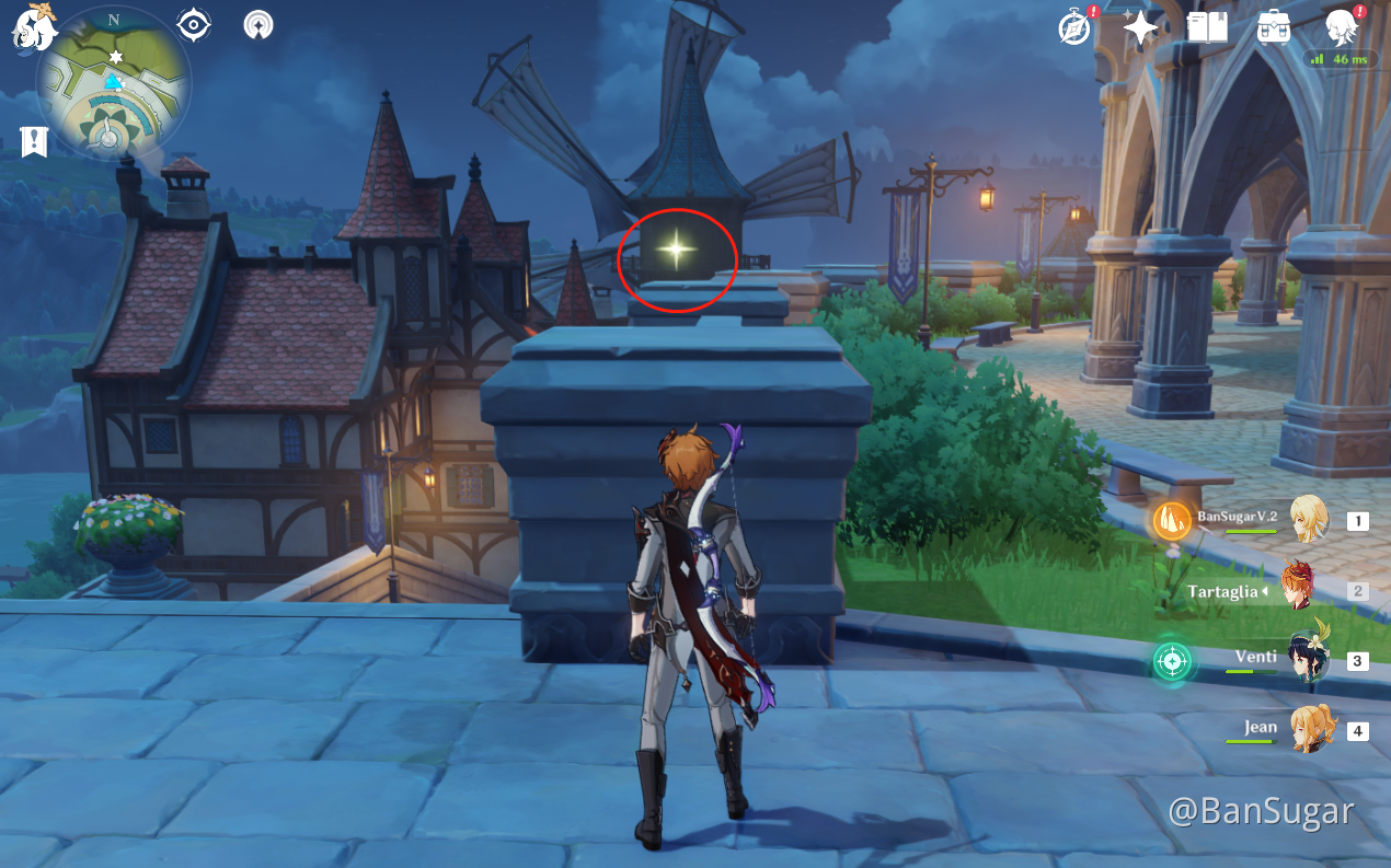 [Guide] Mondstadt Efficient Chests Route Mondstadt City (240260