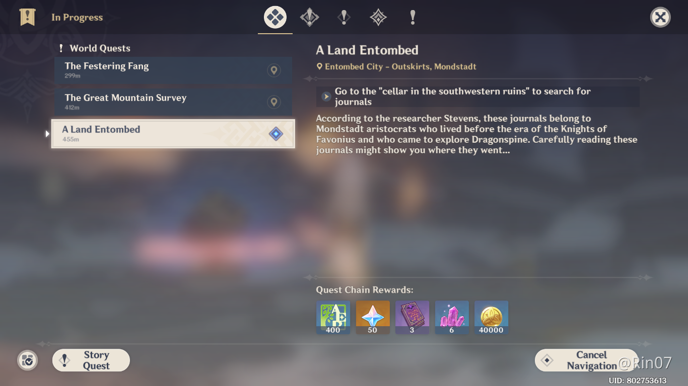 "A Land Entombed" Quest help please !! Genshin Impact HoYoLAB