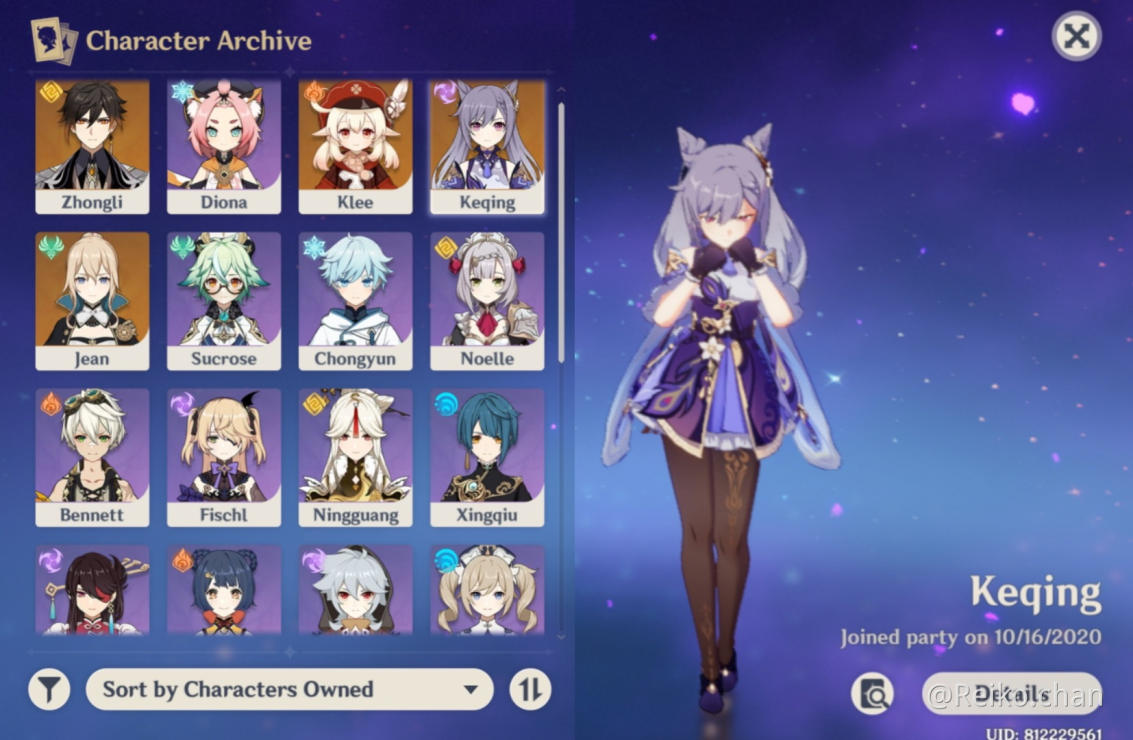 Keqing Team Build Genshin Impact Official Community