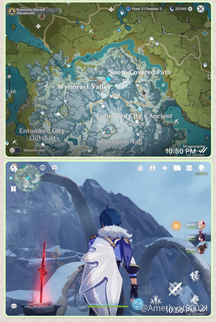 (Dragonspine) Time Challenge Wyrmrest Valley Genshin Impact HoYoLAB