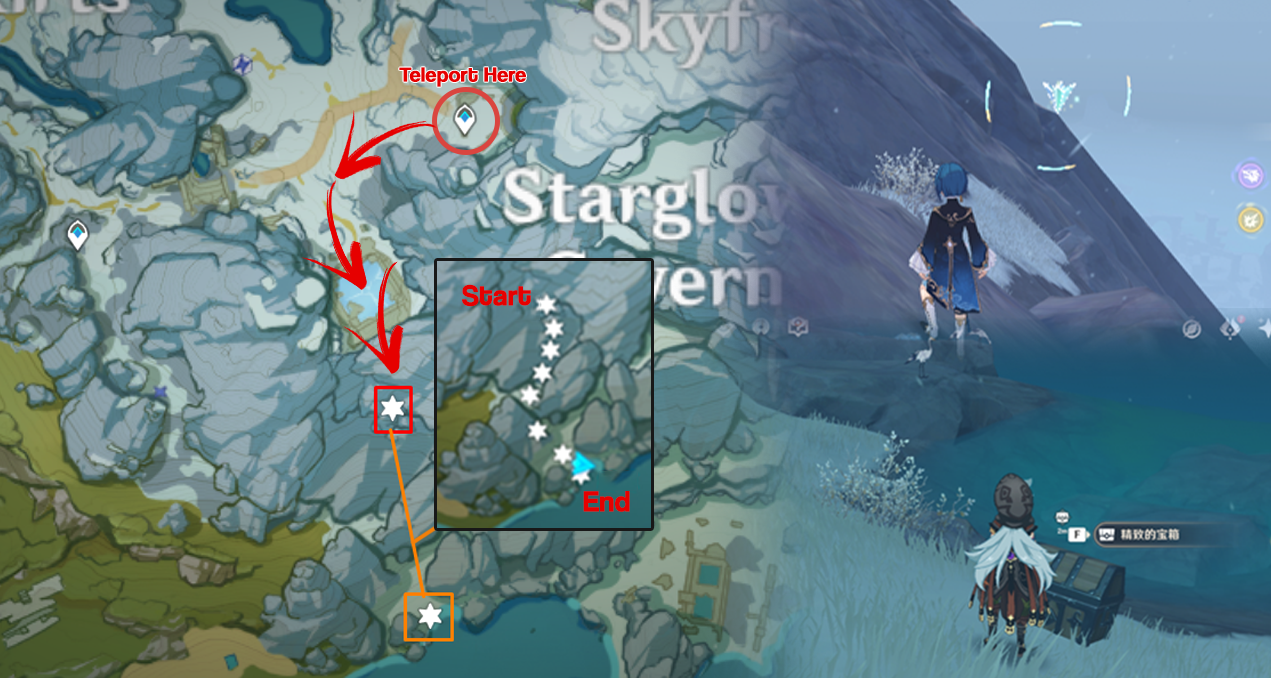 [Guide] White Mark Location which Leads to Exquisite chest Genshin
