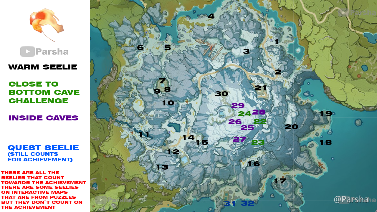 Guide All 32 Warming Seelie Locations Video Map Genshin Impact Official Community Guide All 32 Warming Seelie Locations Video Map Genshin Impact Official Community