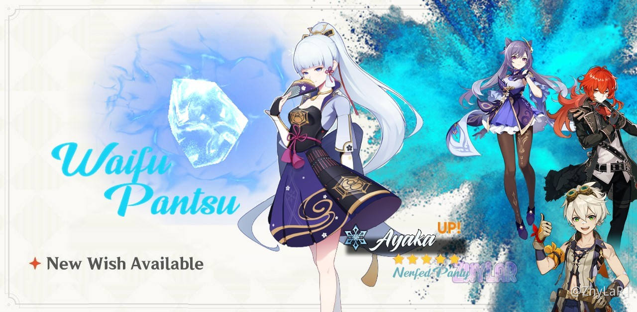 Fanmade Ayaka Banner Genshin Impact Official Community