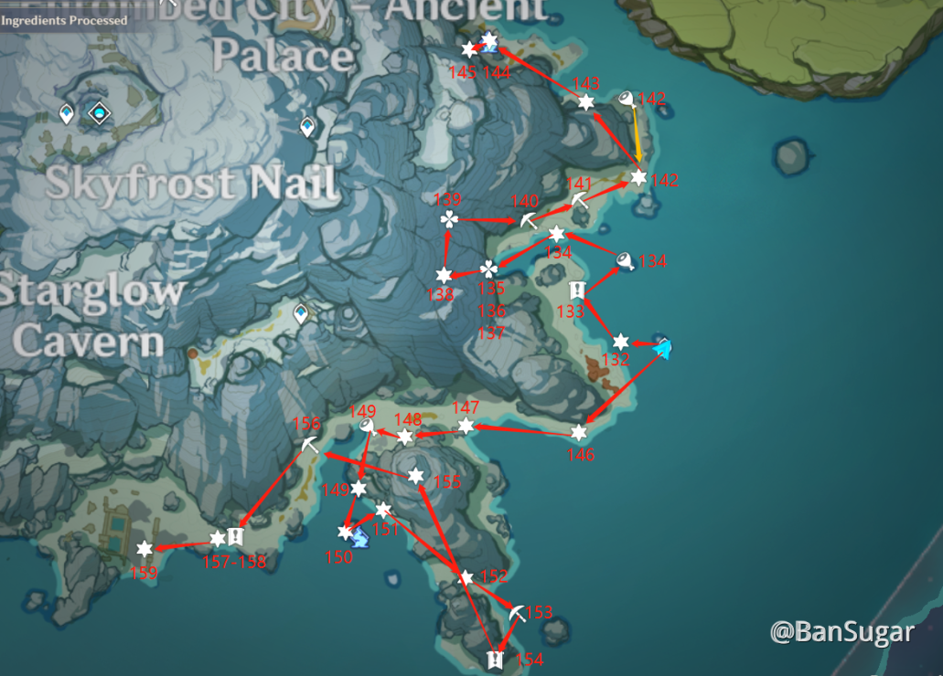 Guide All 233 Dragonspine Chest Locations Mihoyo Player Community