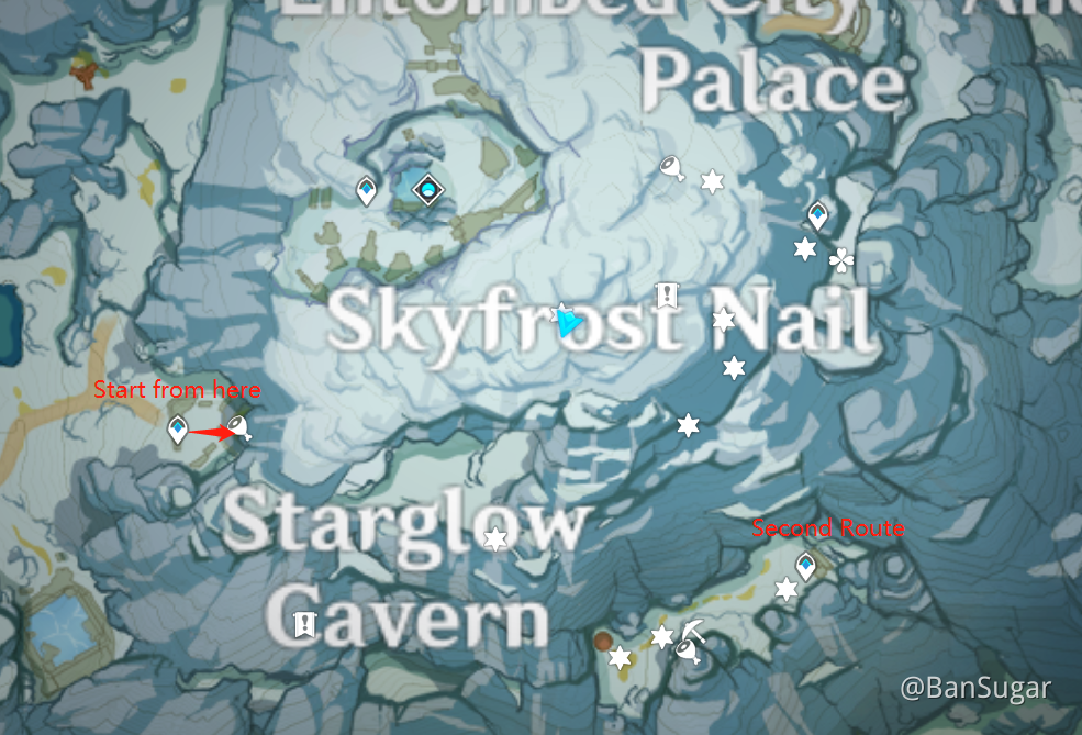 [Guide] DragonSpine Chest Route (160191) Genshin Impact HoYoLAB