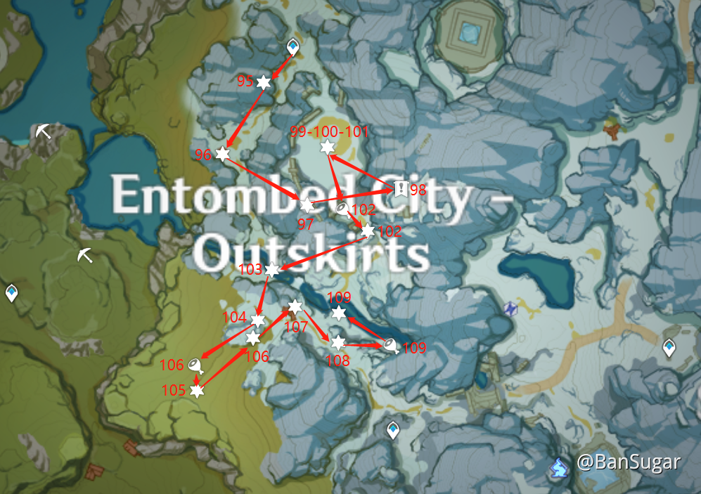 Guide All 233 Dragonspine Chest Locations Mihoyo Player Community