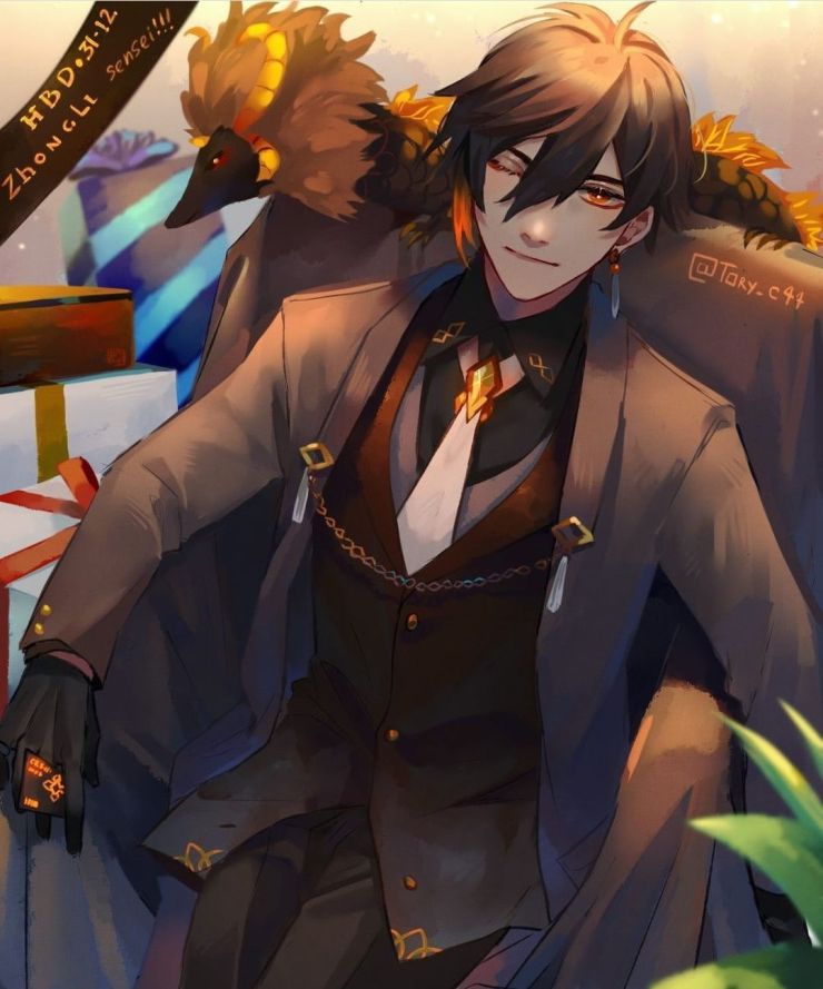 Happy Birthday Zhongli One More Time Genshin Impact Official Community