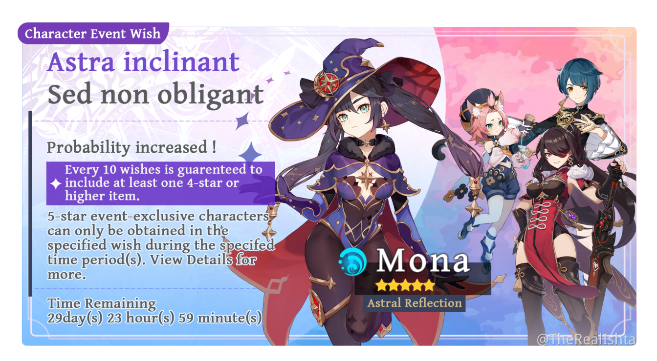 Mona Banner - and where is Klee? - miHoYo Player Community